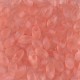 Miyuki long Magatama beads 4x7mm - Matted transparent peach LMA-2103F